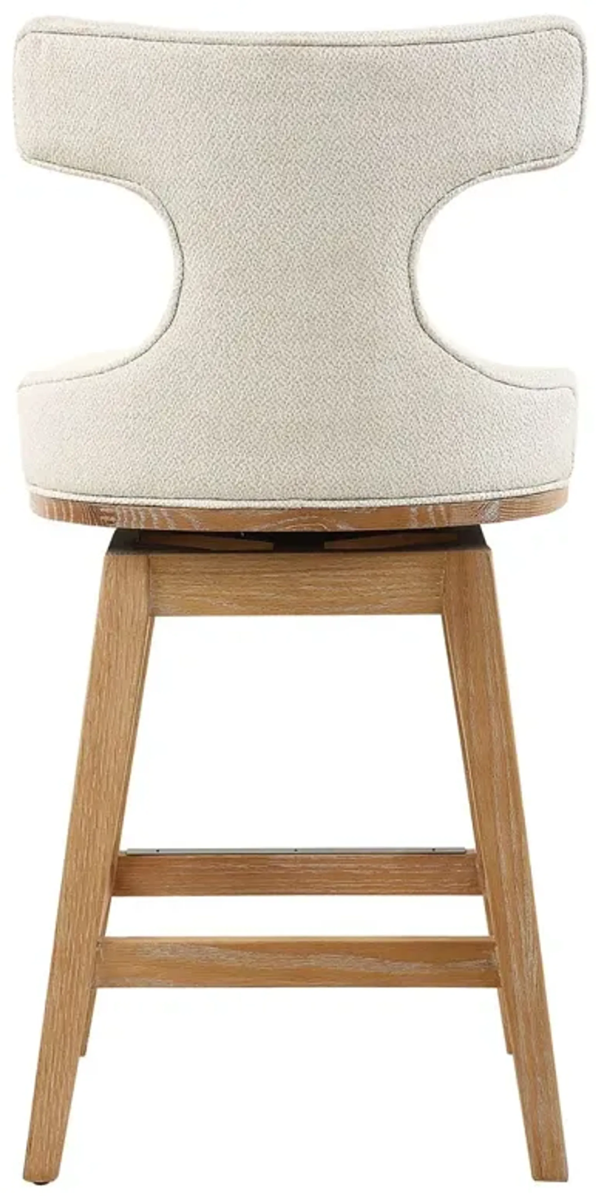 Helios Counter Stool White Natural One Kings Lane | Furniture.com